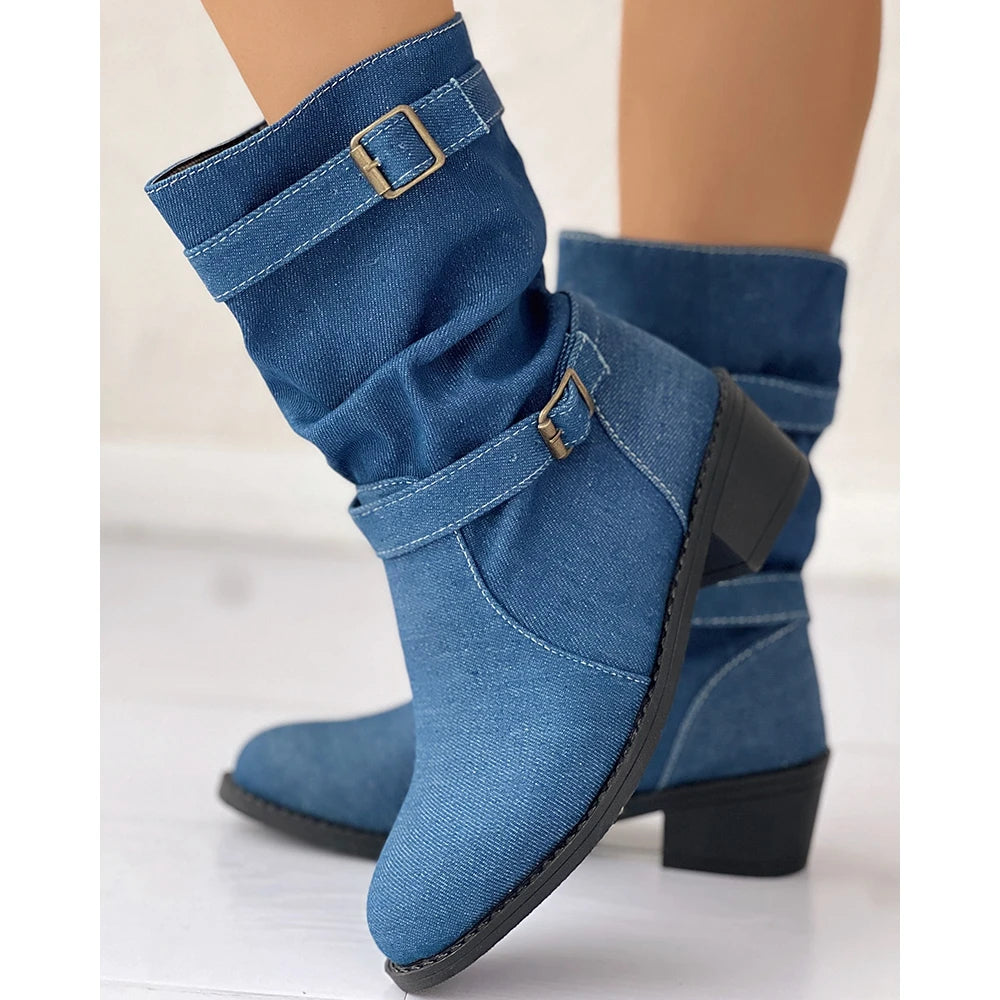 Rodeo Ankle Denim Boot