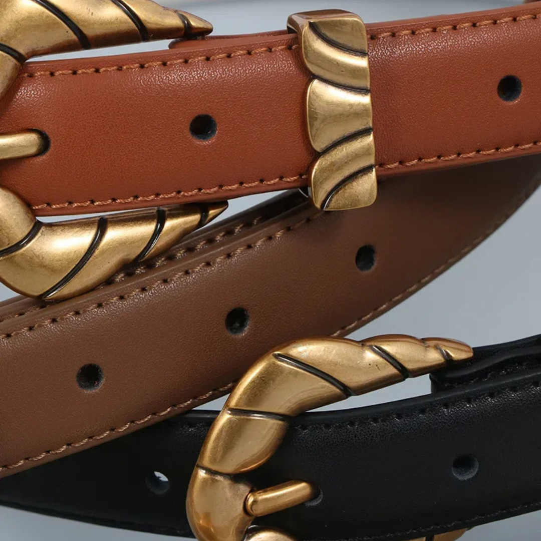 Heirloom Engraved Leather Belt