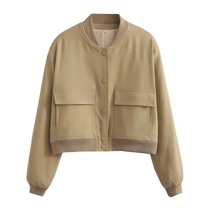 Amari Crop Bomber Jacket