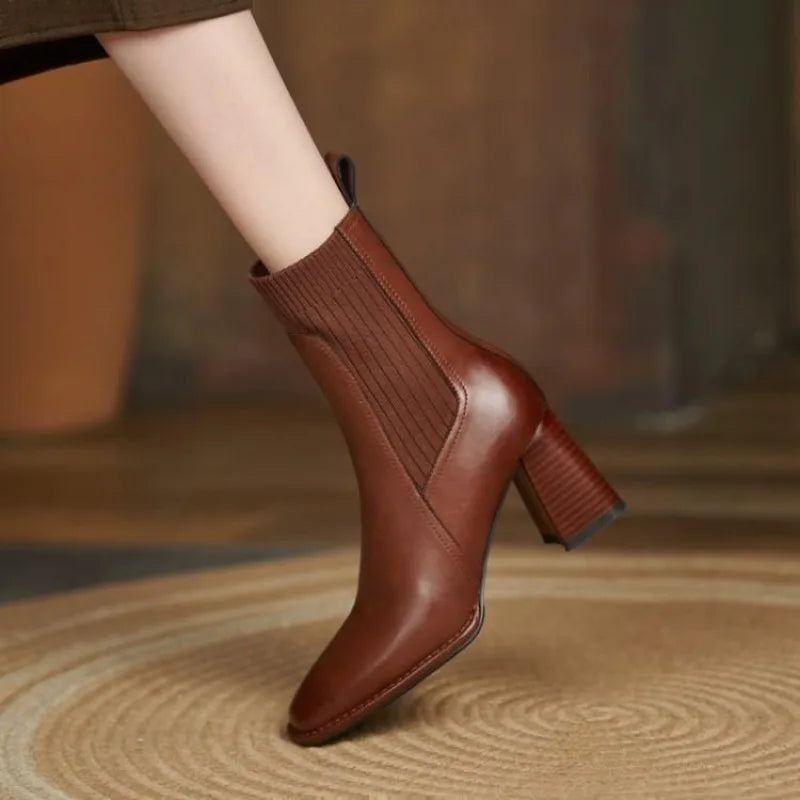 Zera Leather Ankle Boot