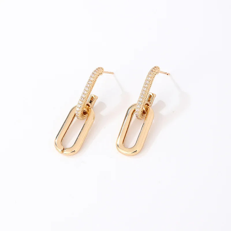 Pavé Loop Drop Earring