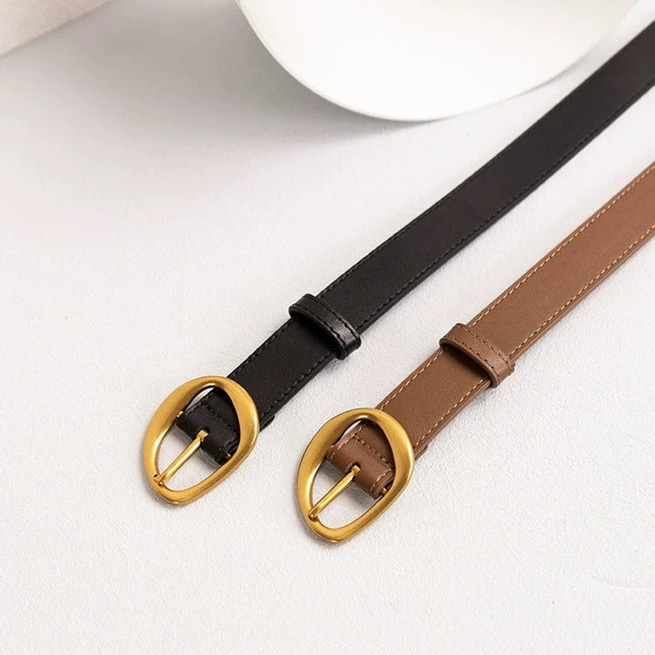 Solenne Leather Belt