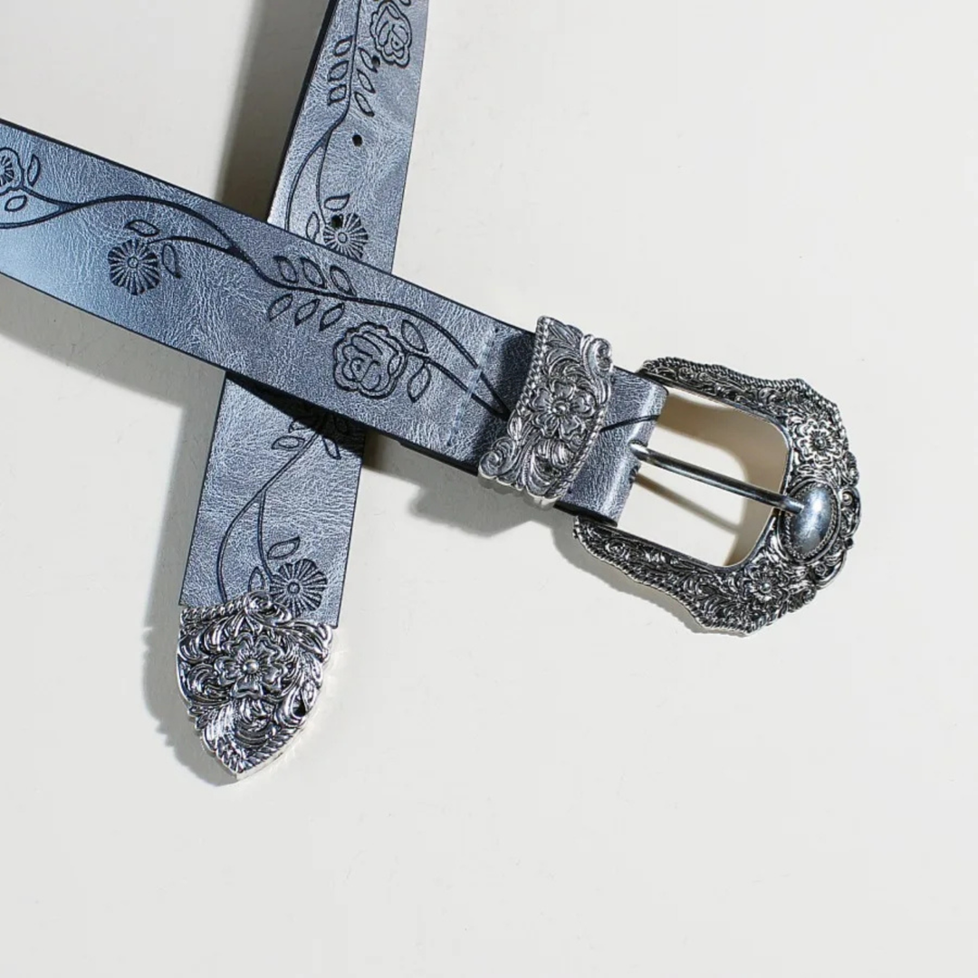 Saddle Rose Buckle Belt