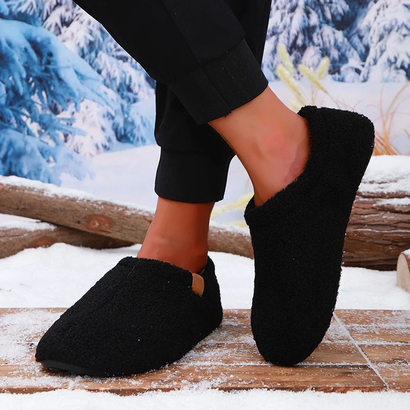 Alpine Teddy Fleece Slides