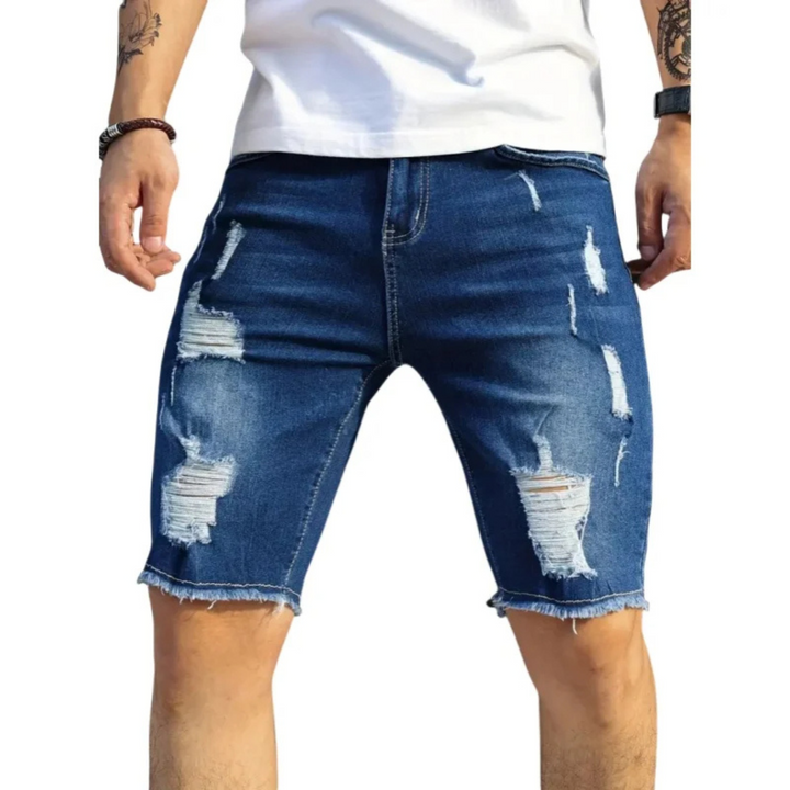Riot Distressed Denim Short