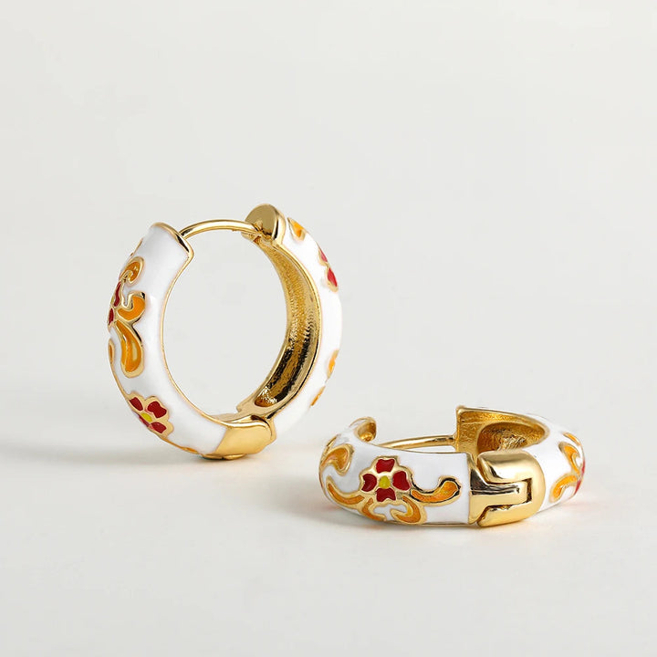 Jardin Bloom Hoop Earrings