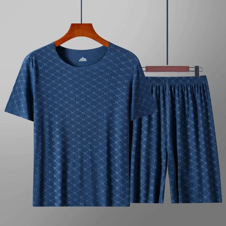 Monogram Ice Silk Lounge Set