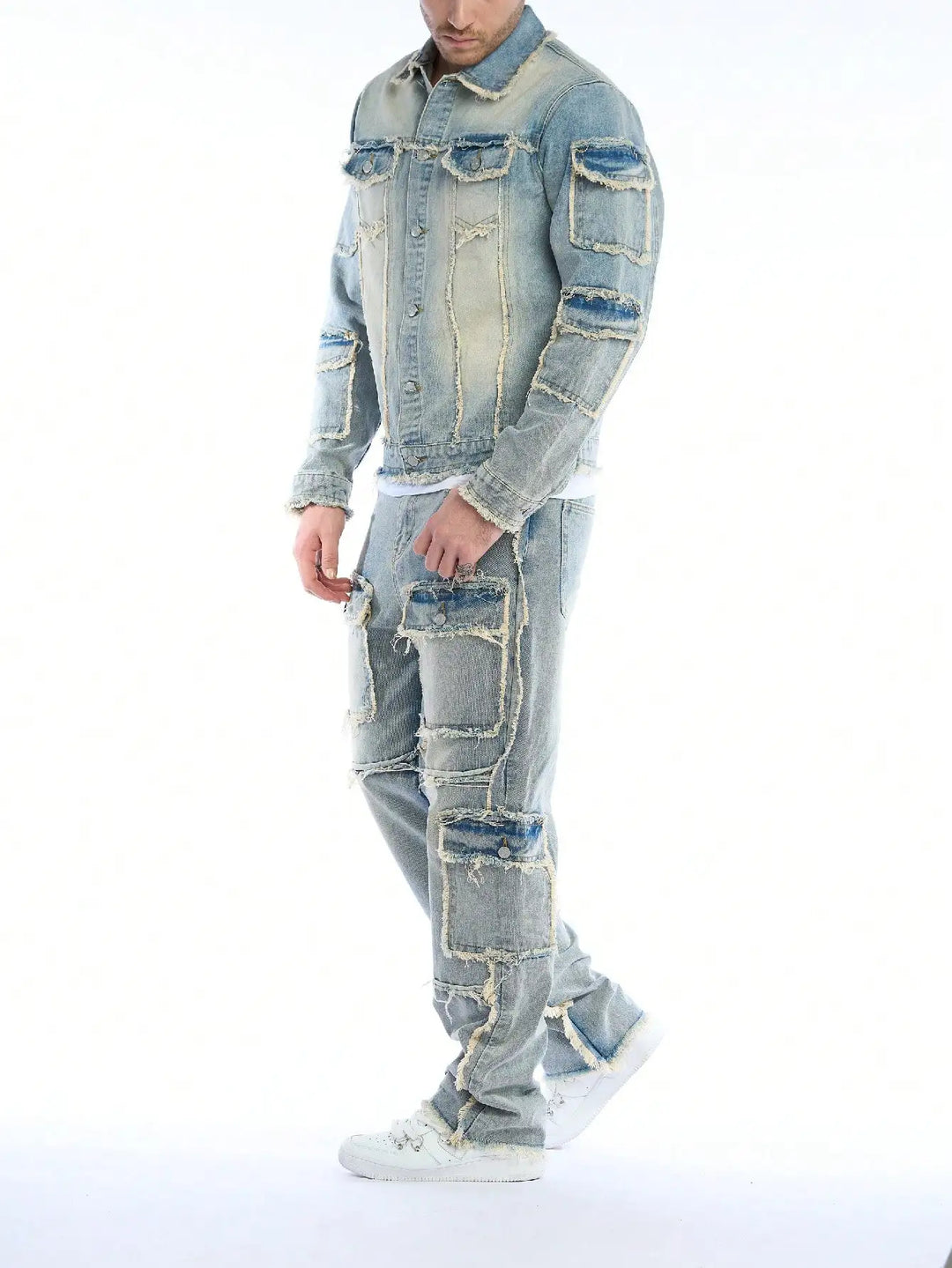 Vanguard Distressed Denim Set
