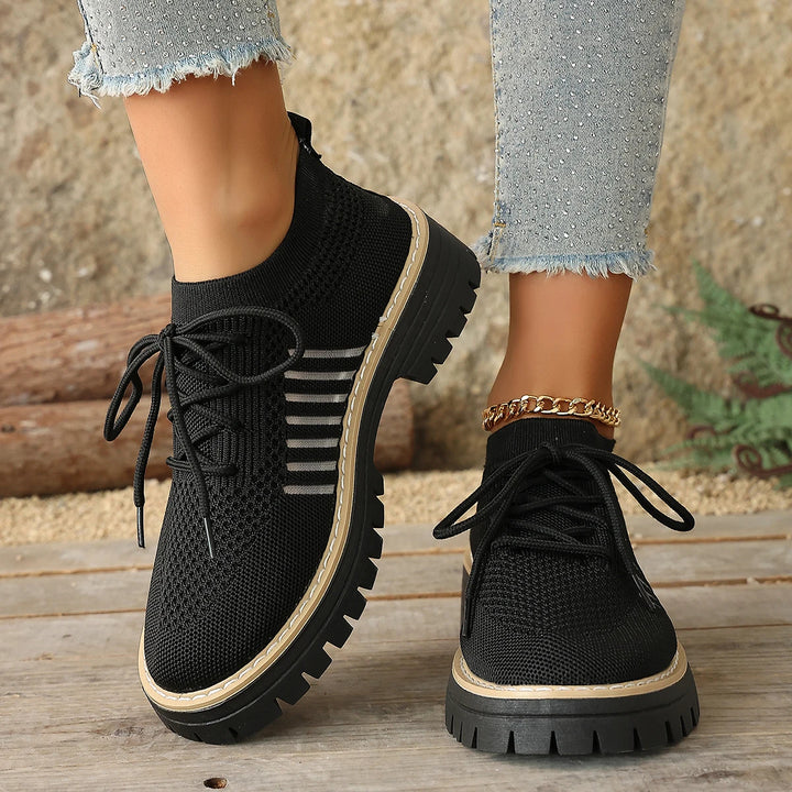 Kyra Mesh Platform Sneaker