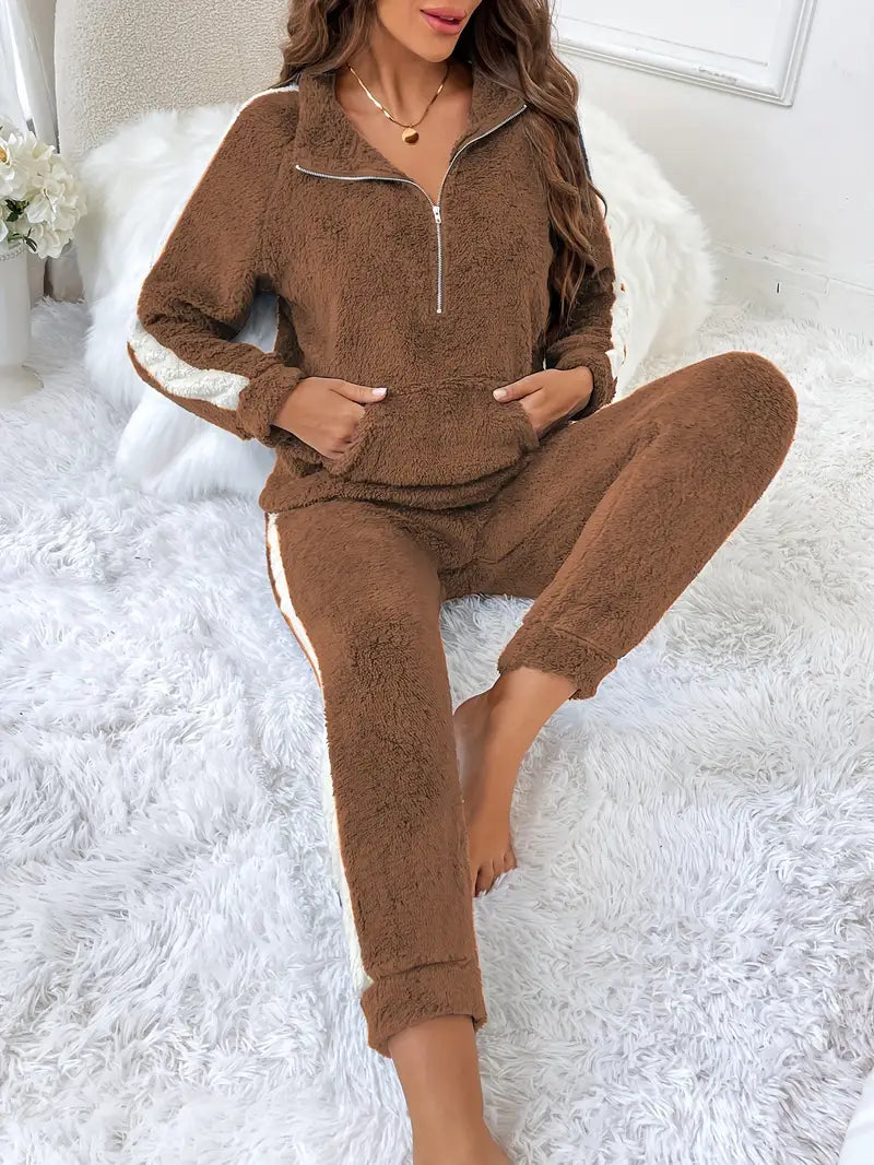 Teddy Fleece Pajama Set