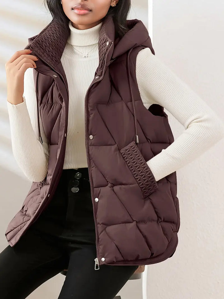 Aspen Hooded Puffer Vest