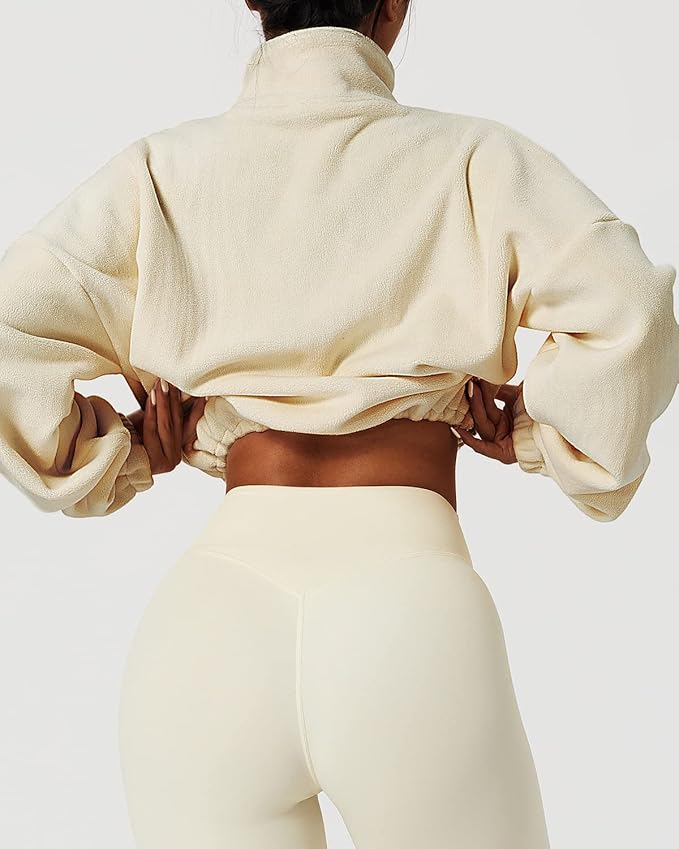 Forma Fleece Cropped Zip-Up
