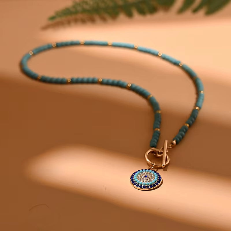 Mystic Evil Eye Charm Necklace