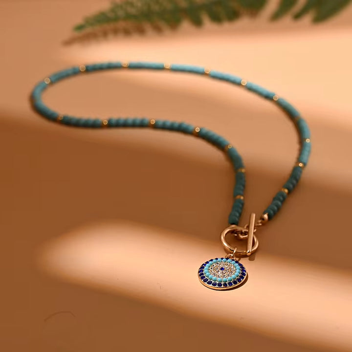 Mystic Evil Eye Charm Necklace