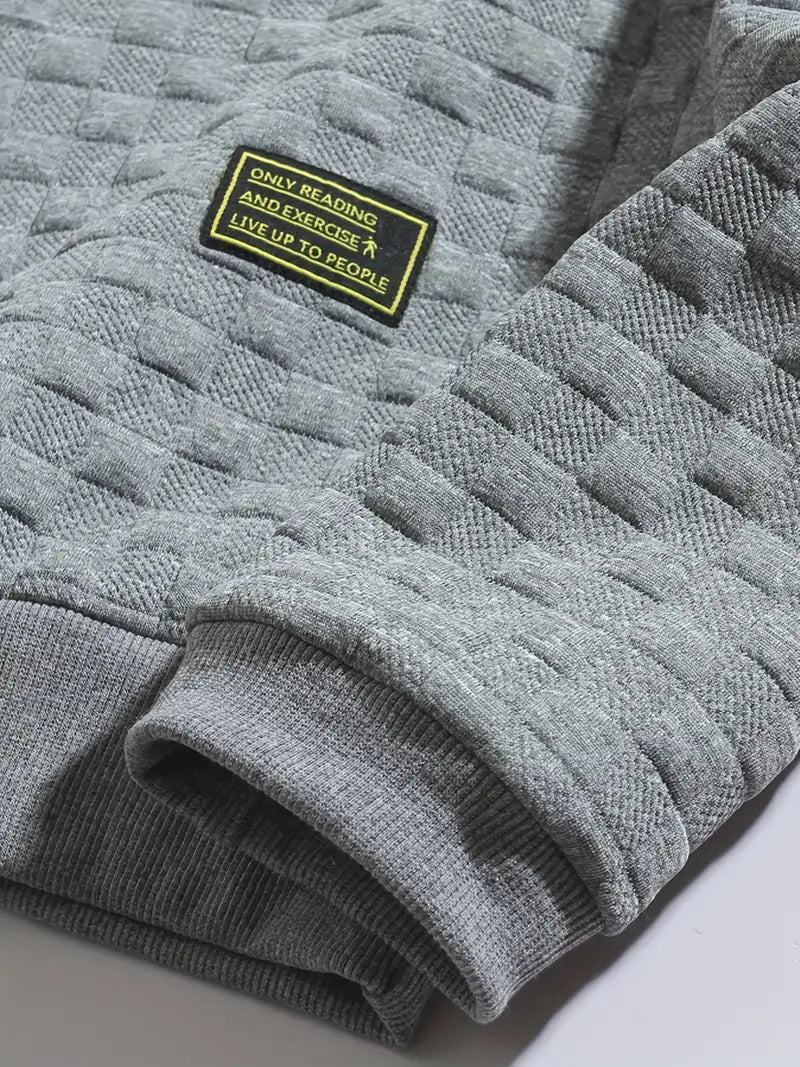 Vantage Checkered Crewneck