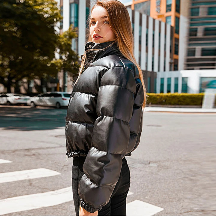 Milano Cropped Puffer