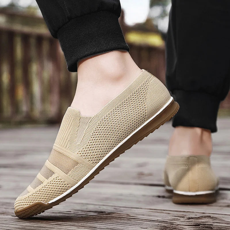 Flex Striped Mesh Loafer