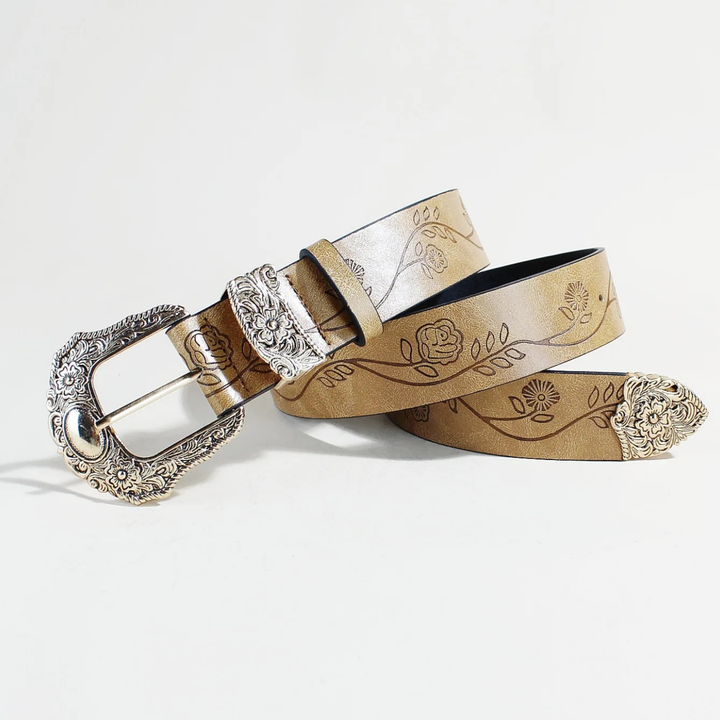 Saddle Rose Buckle Belt