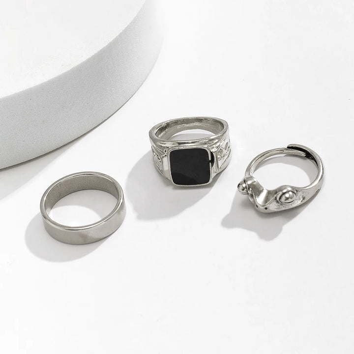 Venom Signet Ring Set