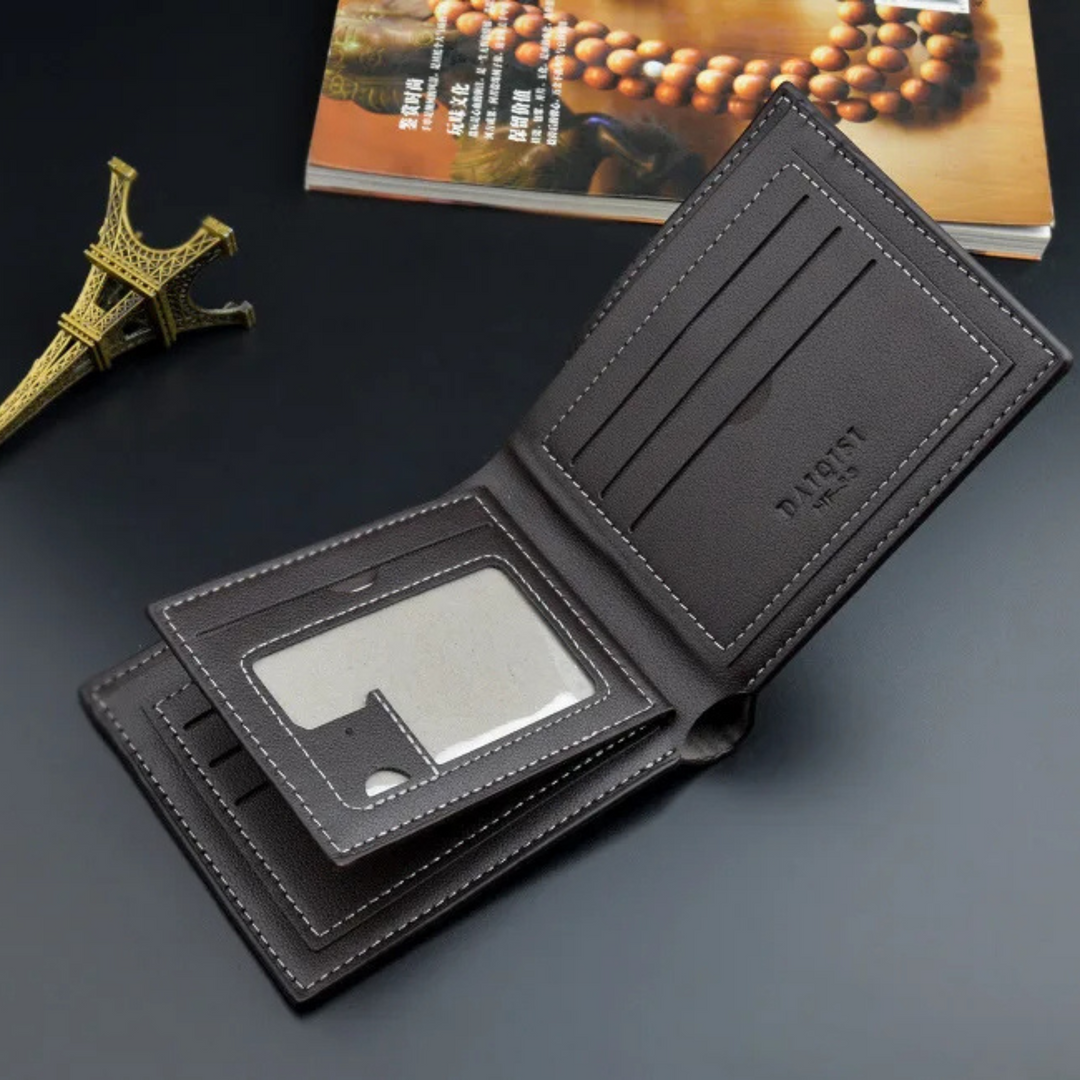 Helix Signature Leather Wallet