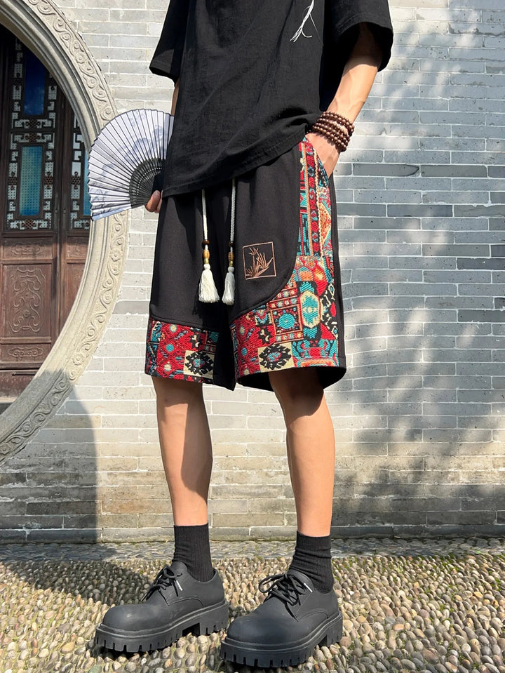 Dynasty Embroidered Short