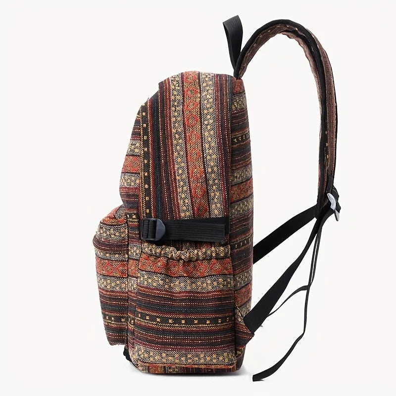 Boheme Woven Canvas Backpack