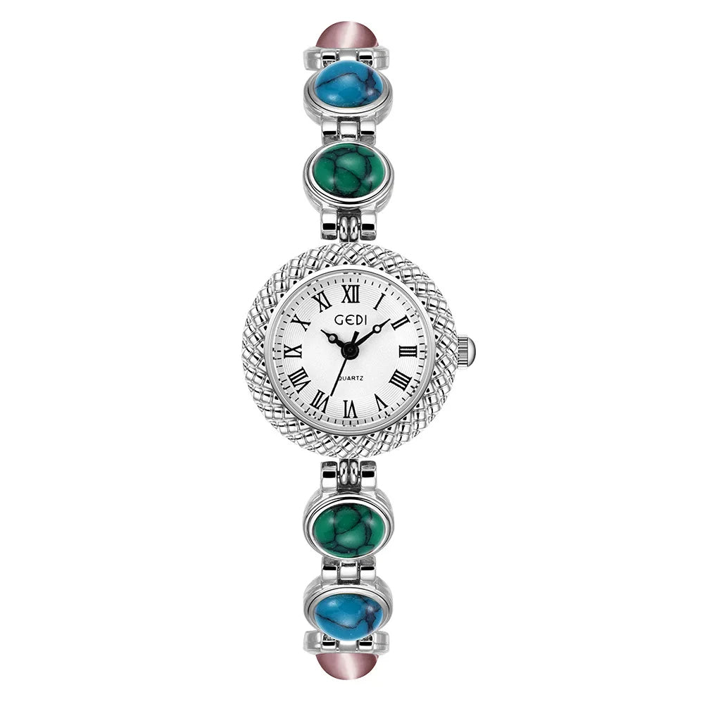 Juliette Gem Link Bracelet-Watch