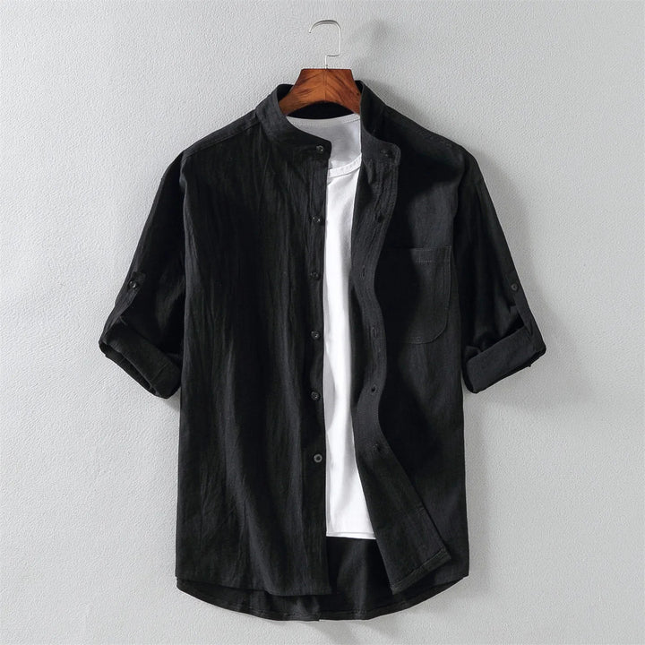 Linen Button-Up Shirt