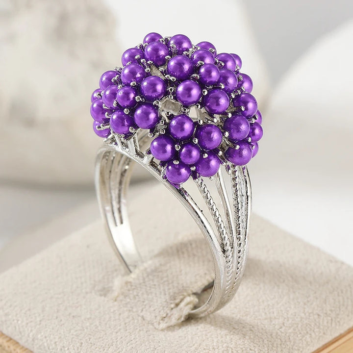Prism Bloom Cluster Ring