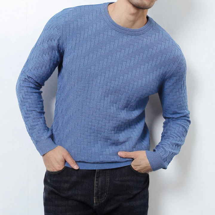 Montrel Woven Knit Pullover