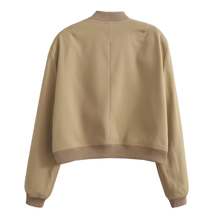 Amari Crop Bomber Jacket