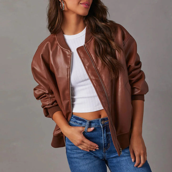 Hayden Leather Bomber