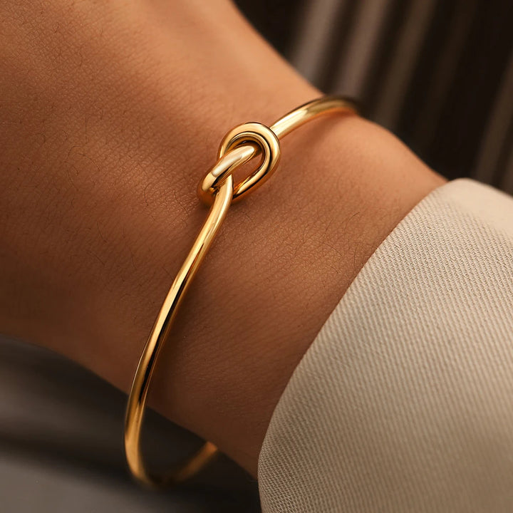 Eternal Knot Cuff Bracelet