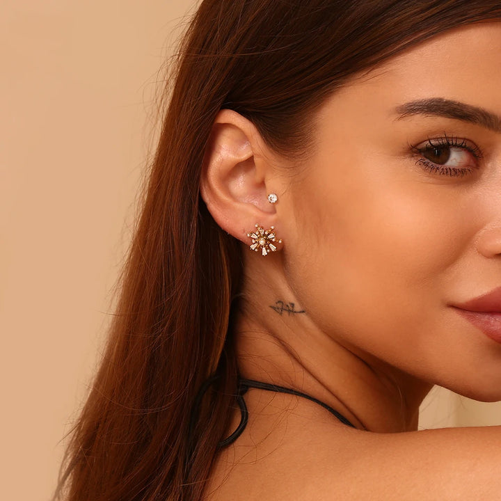 Starburst Stud Earrings