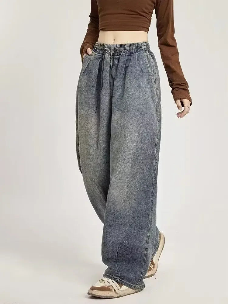 Vibe Wide-Leg Denim Jogger