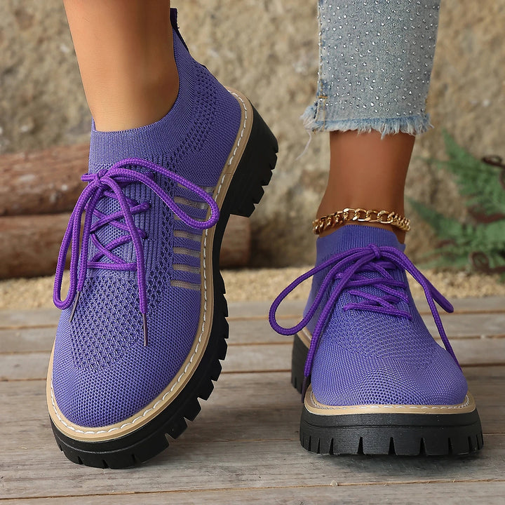 Kyra Mesh Platform Sneaker