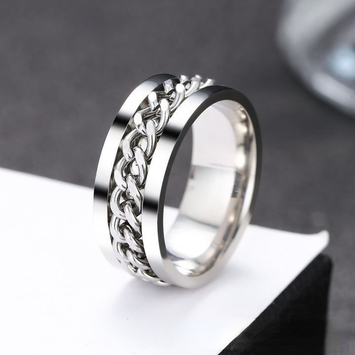 Revolve Curb Link Ring