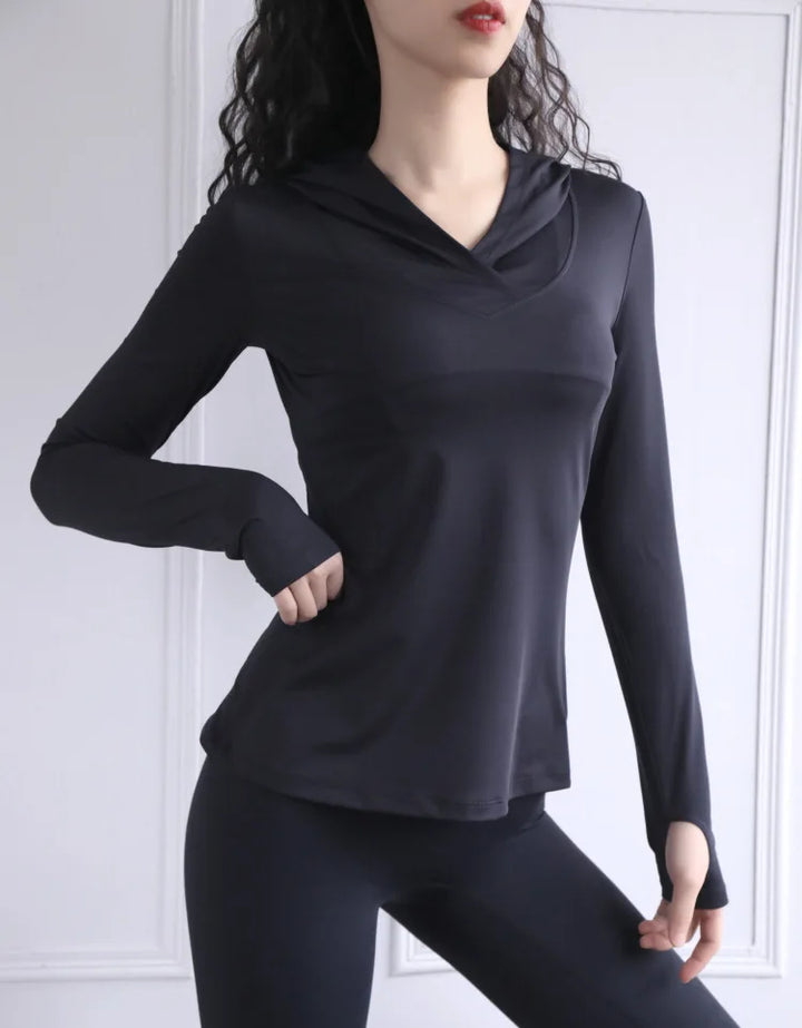 Essence Hooded Active Top