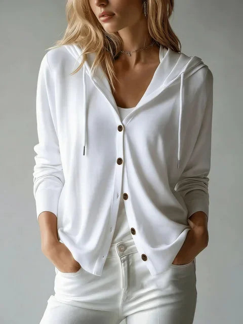 Weekend Button Hoodie