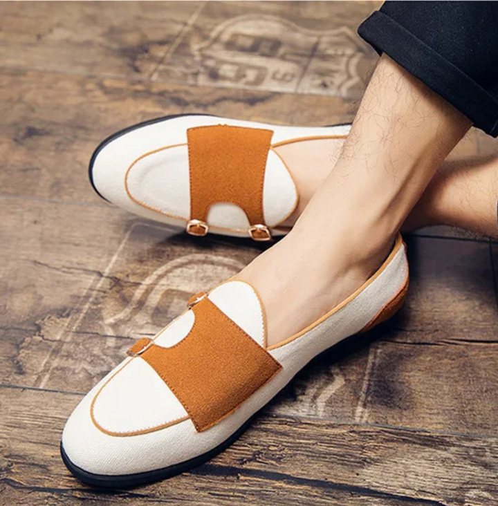Dalton Contrast Buckle Loafer