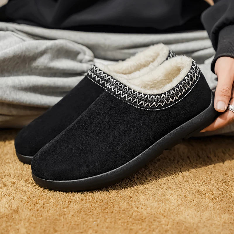 Tundra Fleece Suede Slipper
