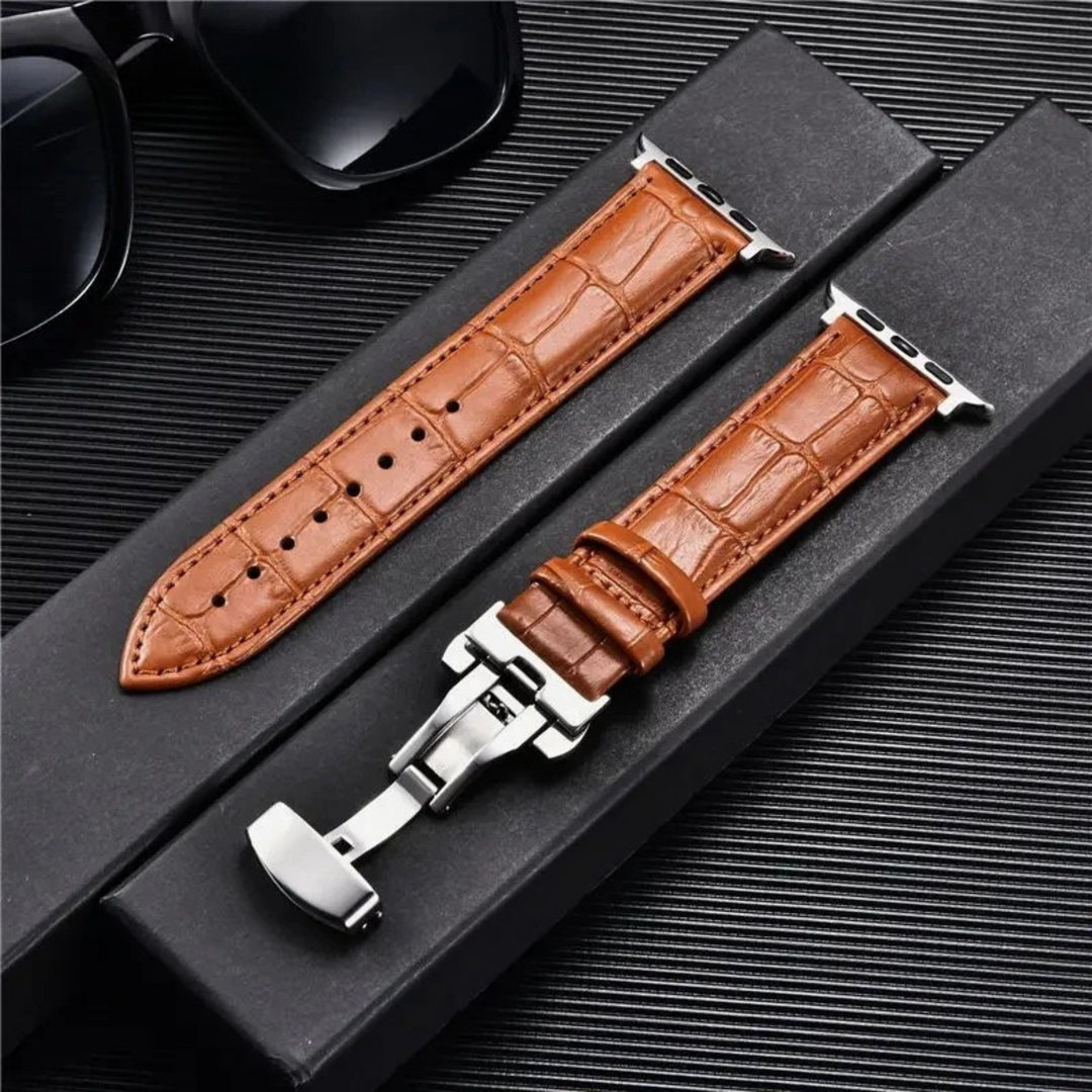 Stratton Leather Apple Watch Band