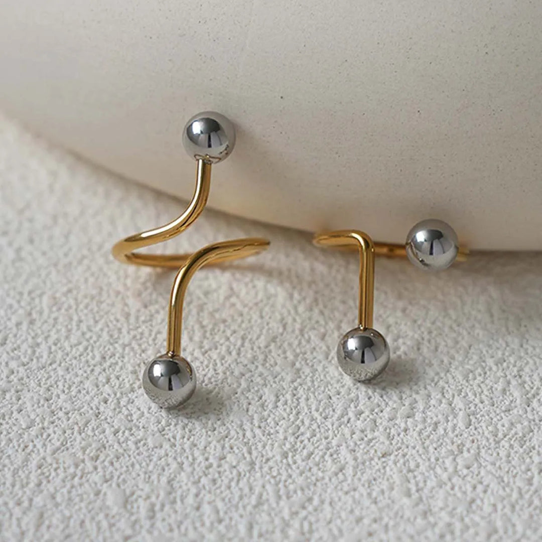 Orbit Steel Ball Ring