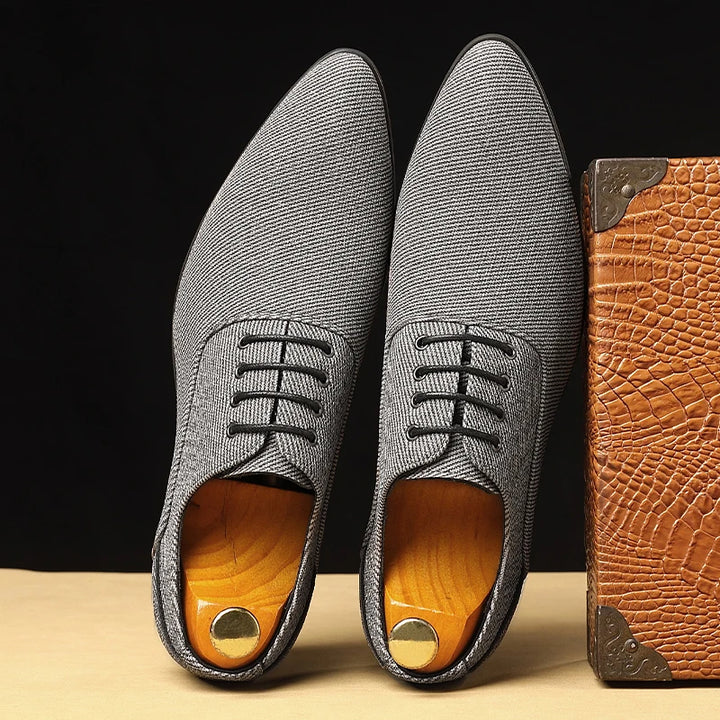 Gentry Woven Canvas Oxford