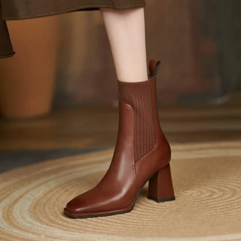 Zera Leather Ankle Boot