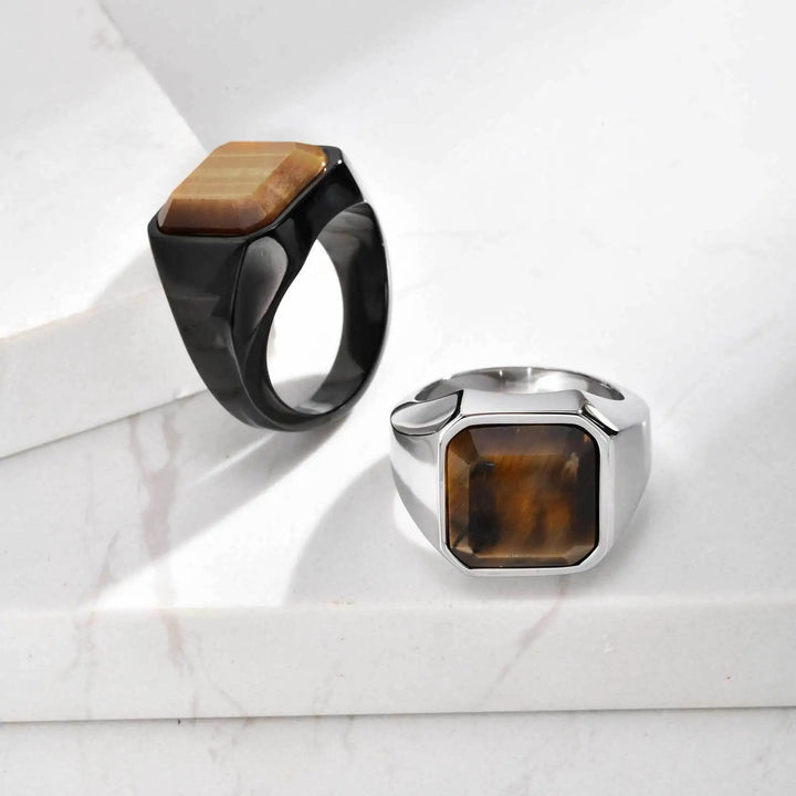 Eye Of The Tiger Signet Ring
