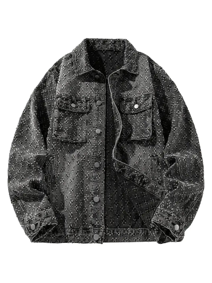 Icon Distressed Denim Jacket