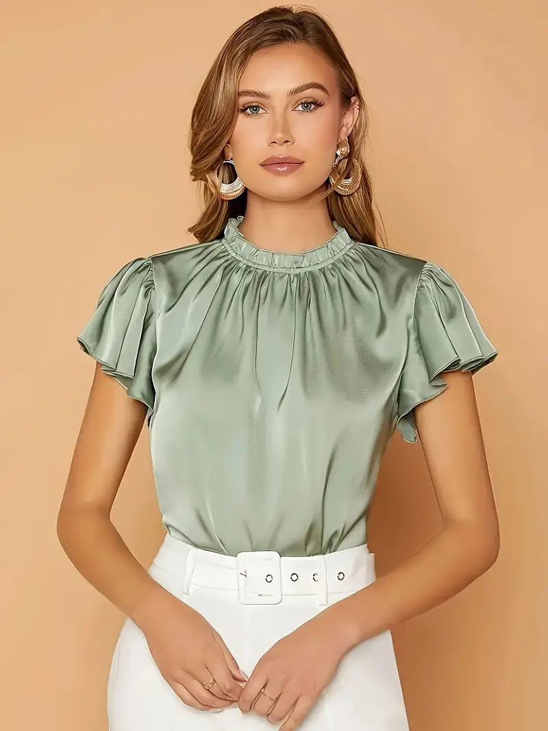 Anastasia High Neck Blouse