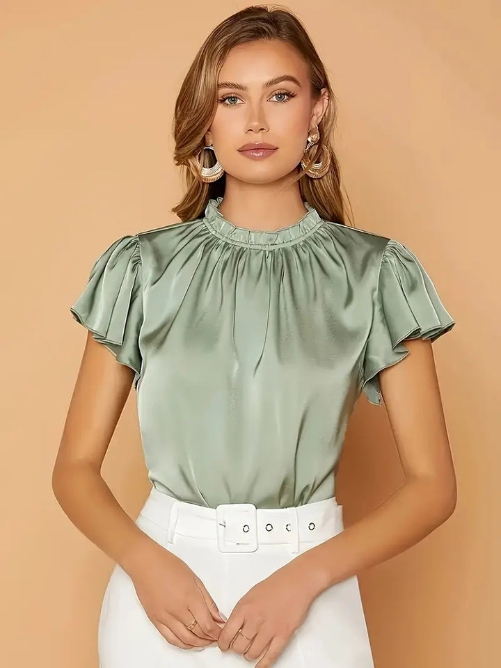 Anastasia High Neck Blouse