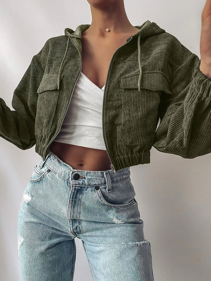 Vesper Cropped Corduroy Jacket